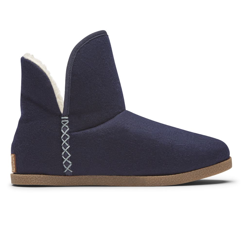 Botins Mulher Rockport Trutech Veda Slipper Azul Marinho,Portugal VHOKG-5604